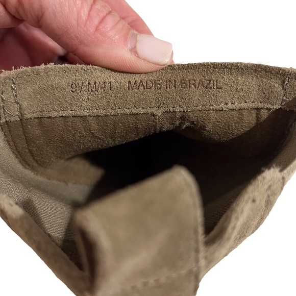 Louise Et Cie Varsan Platform Chelsea Boot Sandstorm Size 9.5 Chunky Heel - Picture 9 of 10